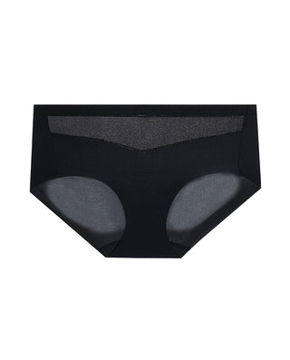 AIMER Sheer Seamless Mid-rise Boyshorts