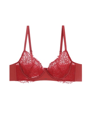 AIMER Sheer Underwire Demi Cup Thin Bra