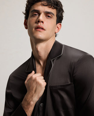 Aimer Men Silk Homewear Set