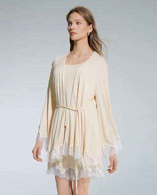 AIMER Bracelet Sleeve Short Robe