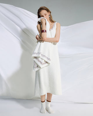 AIMER Sleeveless Dress Blanket Stockings Set