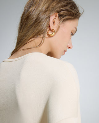 AIMER Crew Neck Pullover Long Sleeve Set