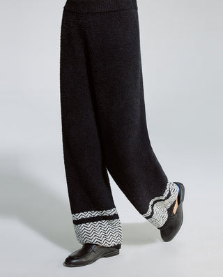 AIMER Collared Pullover Long Sleeve Pants Set