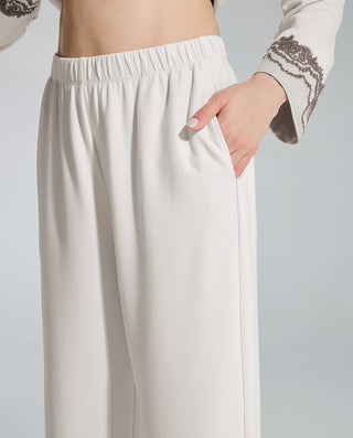 AIMER Cardigan Long Sleeve Pants Set