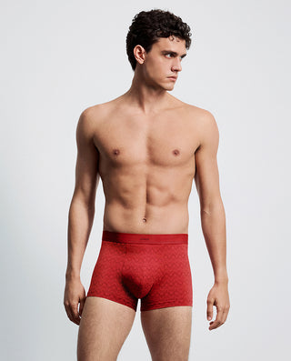 AIMER MEN Logo Print Boxer