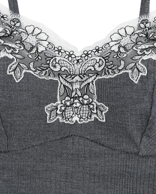AIMER 3-Piece Cardigan Bra Tank Pants
