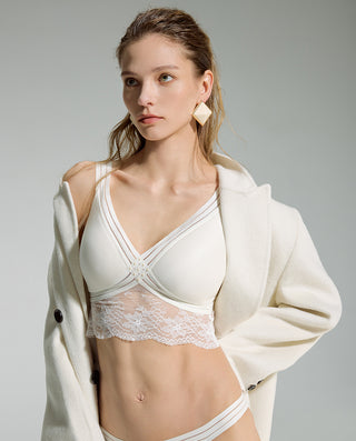 AIMER Split 2X Wireless Thin Molded Bra Top