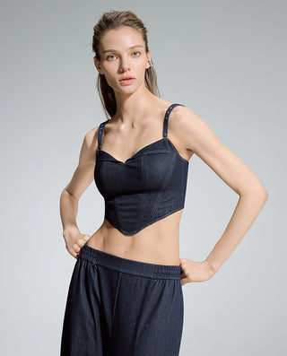 AIMER Denim-Inspired Wireless Bra