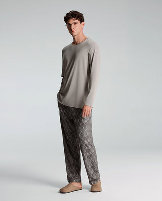 AIMER MEN Algae Long Sleepwear Pants