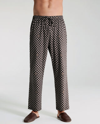 AIMER MEN Patterned Lounge Pajama Set