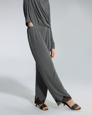 AIMER Crew Neck Long Sleeve Jumpsuit