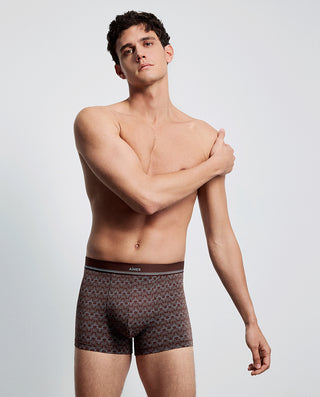 AIMER MEN Logo Print Boxer
