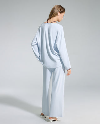AIMER Mock Two-Piece Long Sleeve Set