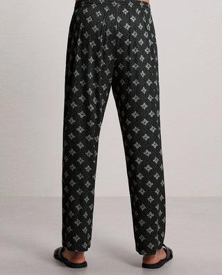 Aimer Men Silk Home Pants