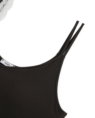 AIMER Algae Lace Cami Bra