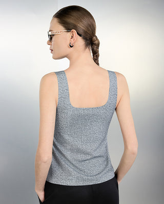 AIMER CHUANG Round-Neck Wireless Padded Tank Top