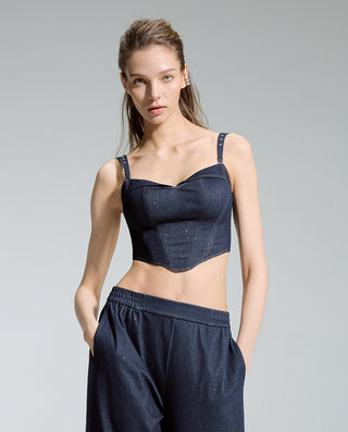 AIMER Denim-Inspired Wireless Bra