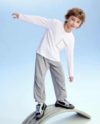 AIMER KIDS Girl Breathable Cool-FeeLing Pants
