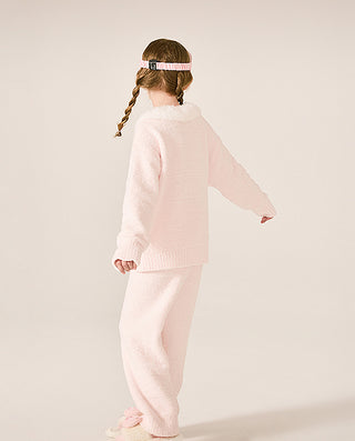 AIMER KIDS Fuzzy Loungewear Set for Girls
