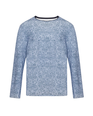 AIMER MEN Algae Crew Neck Long Sleeve Sleepwear Top