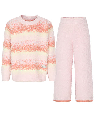 AIMER KIDS Fluffy Loungewear Set for Girls