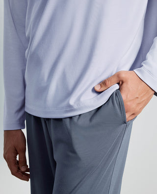 AIMER MEN Soft Comfort Long Sleeve Pajama Set