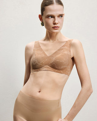 AIMER CHUANG V Neck Soft Vest Bra