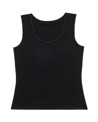 AIMER Wide Strap Crew Neck Bra Tank