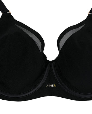 AIMER BODY Hidden Holed Pads Petal-Cup Bra