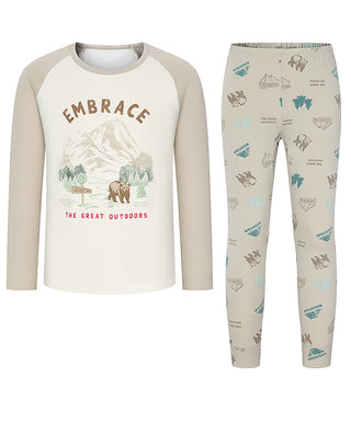 AIMER KIDS Warm Clothing Set for Boys 2-Piece
