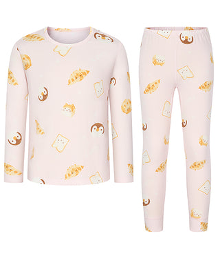 AIMER KIDS Animal Pattern Warm Clothing Set for Girls