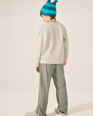 AIMER KIDS Family Look Stripe Loungewear Set