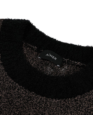 AIMER MEN Cozy Winter Crew Neck Lounge Set
