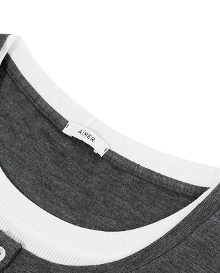 AIMER Cashmeren Long Sleeve Top