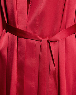 AIMER Short Silk Robe