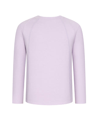 AIMER KIDS Warm Round-Neck Long-Sleeved Tops for Girls