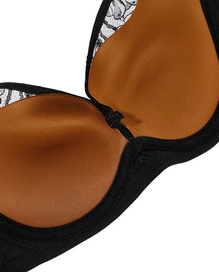 AIMER Suede Push Up Bra