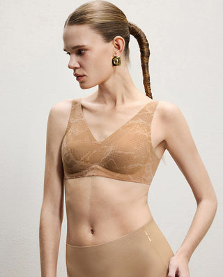 AIMER CHUANG V Neck Soft Vest Bra