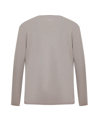 AIMER MEN Algae Crew Neck Long Sleeve Sleepwear Top