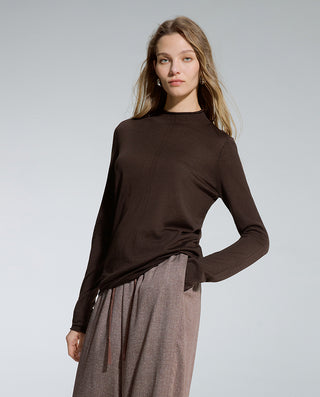 AIMER Crew Neck Long Sleeve Top