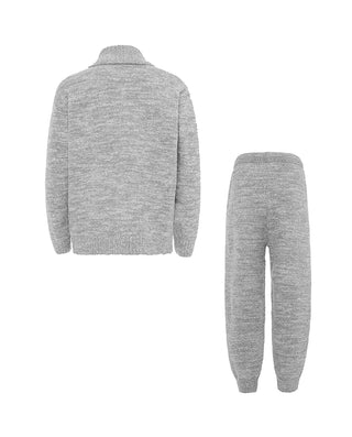 AIMER MEN Cozy Winter Shawl Collar Lounge Set