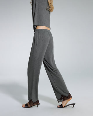 AIMER Crew Neck Long Sleeve Jumpsuit