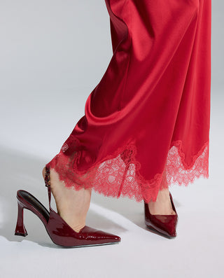 AIMER Collared Long Sleeve Pants Set