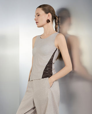 AIMER CHUANG Round-Neck Wireless Padded Tank Top