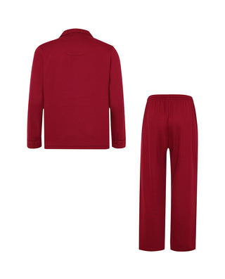 AIMER MEN Fortune Wave  Collared Lounge Set