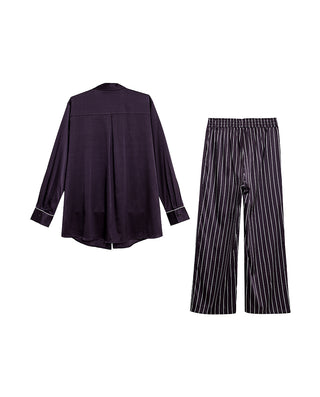 AIMER Silk Loungewear Set