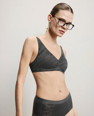 AIMER CHUANG Deep V Bralette Bras