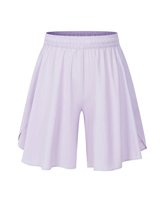 AIMER KIDS Girl Breathable Cool-FeeLing Five-Inch Skirt Pants