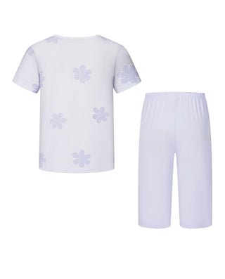Aimer Kids Short-sleeve Homewear Set For Girls