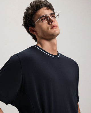 AIMER MEN Cool-Feeling Home Wear Short-Sleeved Suit